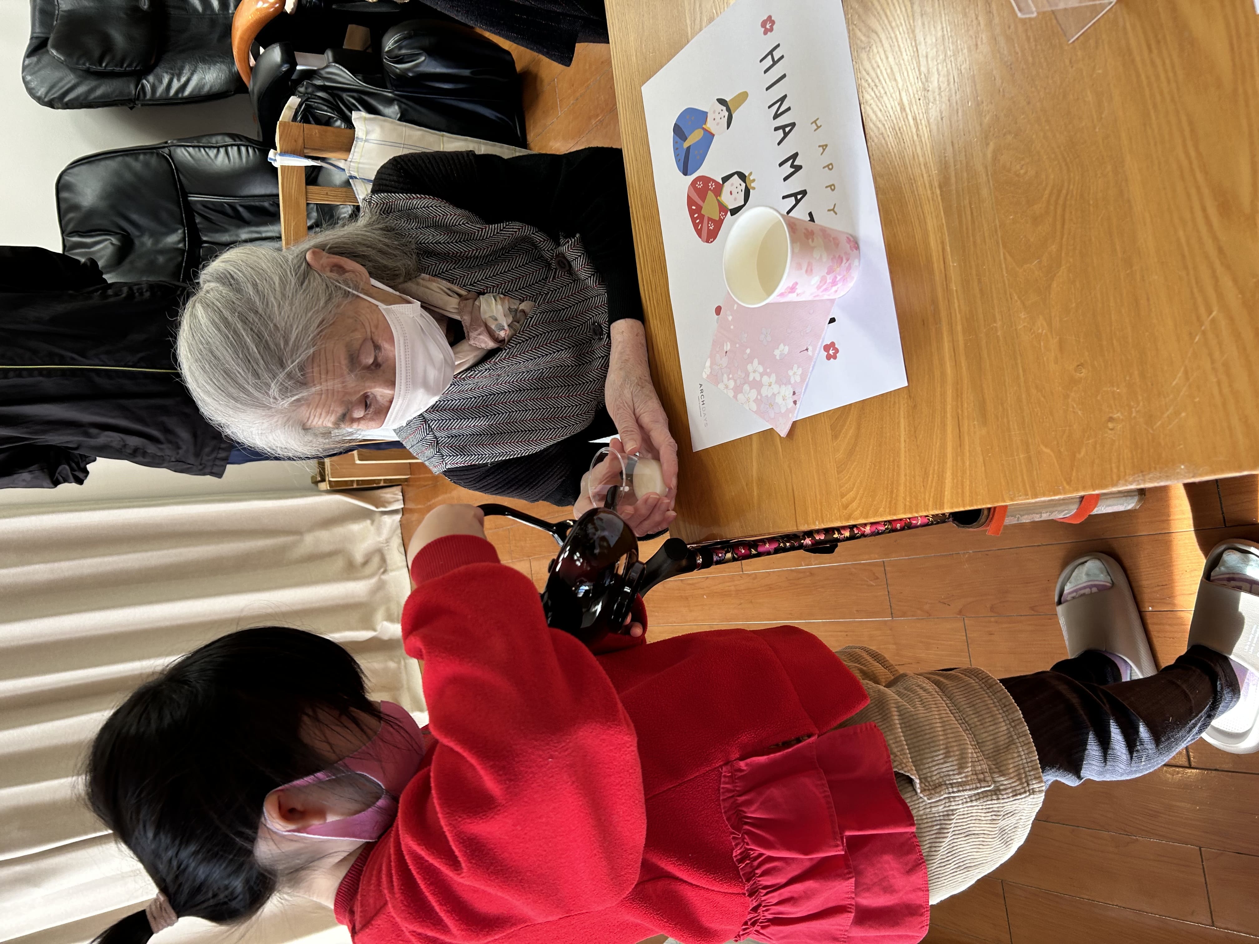 ウェルファ筑前 交流の様子